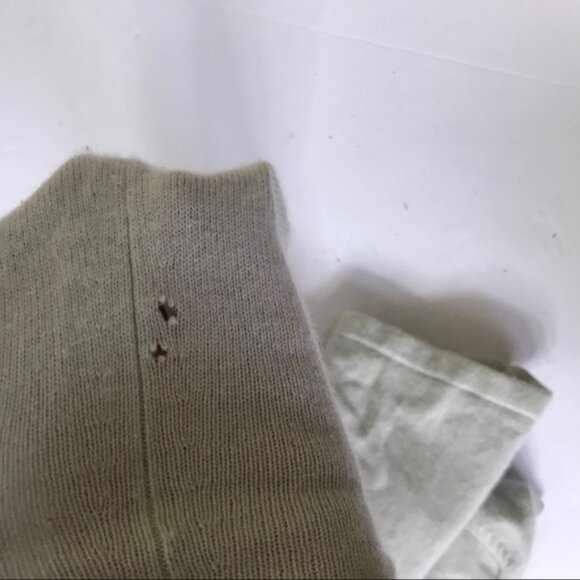 Banana Republic Vintage Cashmere Velvet Trim Cardigan Sweater Buttons Soft Top M - Picture 7 of 14